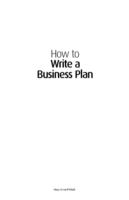 How to Write a Business Plan (Creating Success).pdf